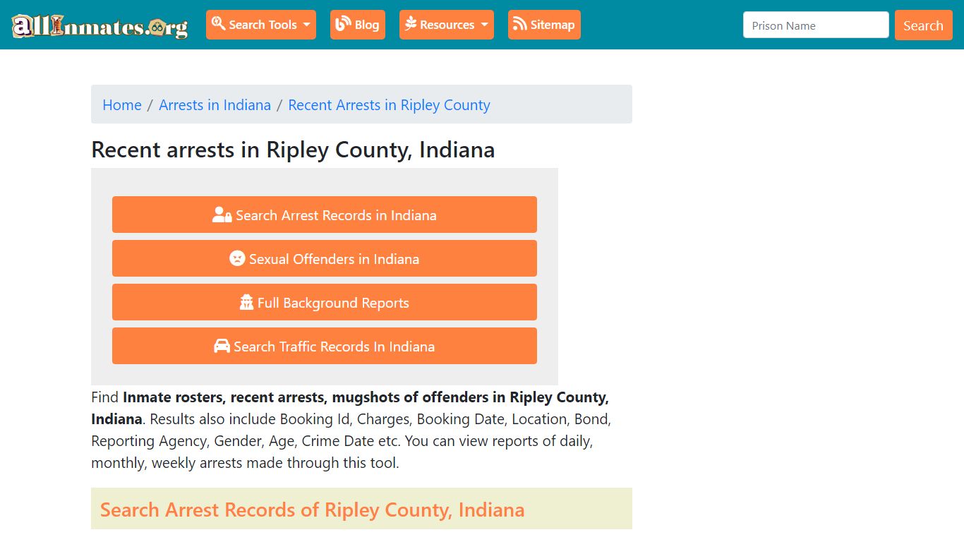 Recent arrests in Ripley County, Indiana | Mugshots, Rosters, Inmates ...